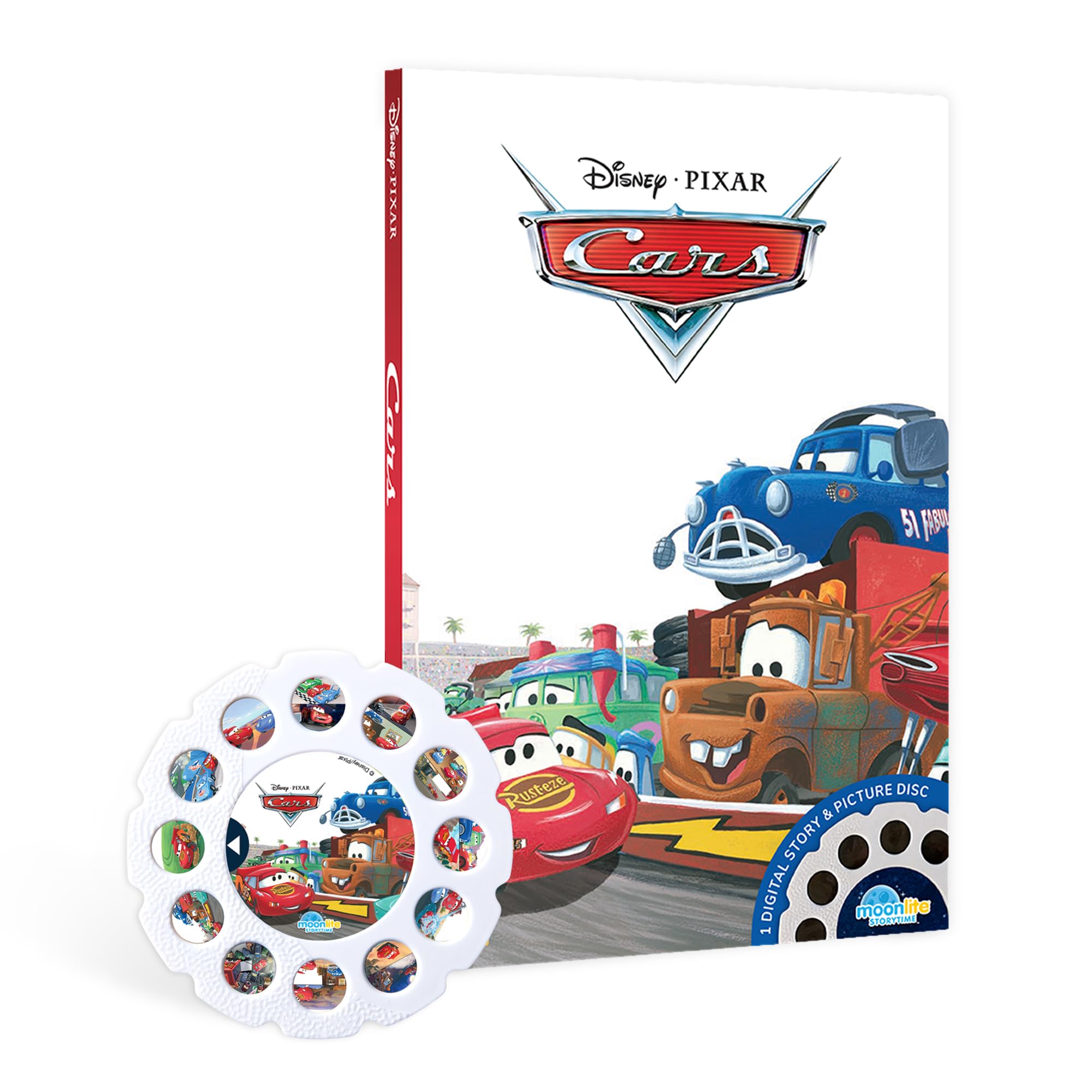 Moonlite Pixar Cars Story Disc – Projected Storybook Art & Sound Effects for Ages 1-6
