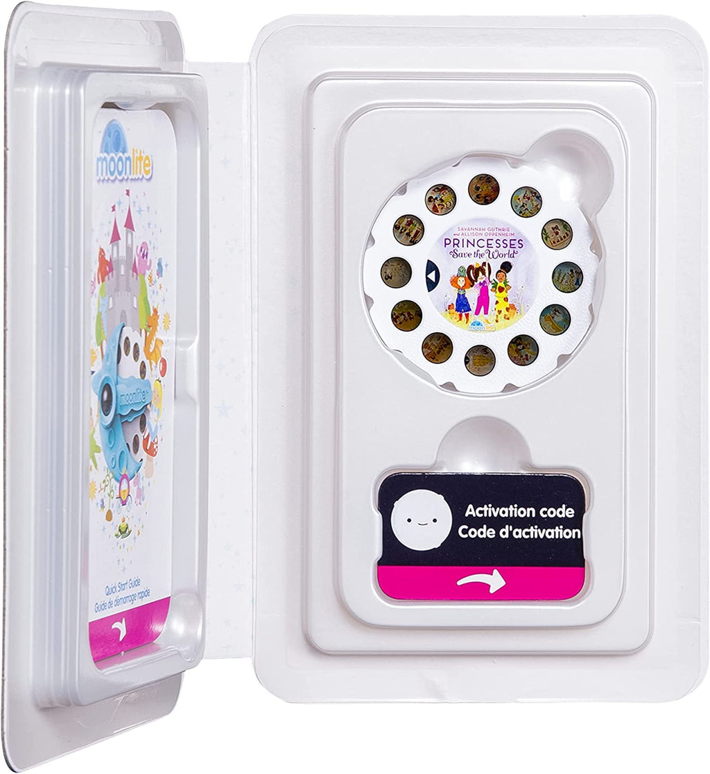 Moonlite Princesses Save the World Story Reel for Flashlight Projector – Ages 12M+
