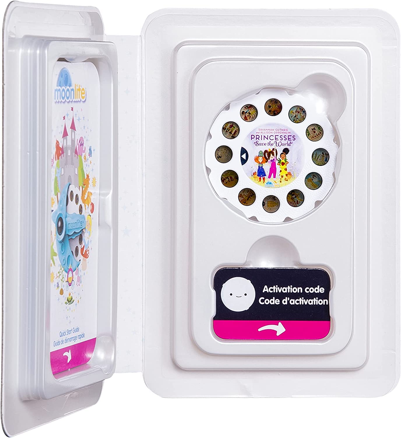 Moonlite Princesses Save the World Story Reel for Flashlight Projector – Ages 12M+