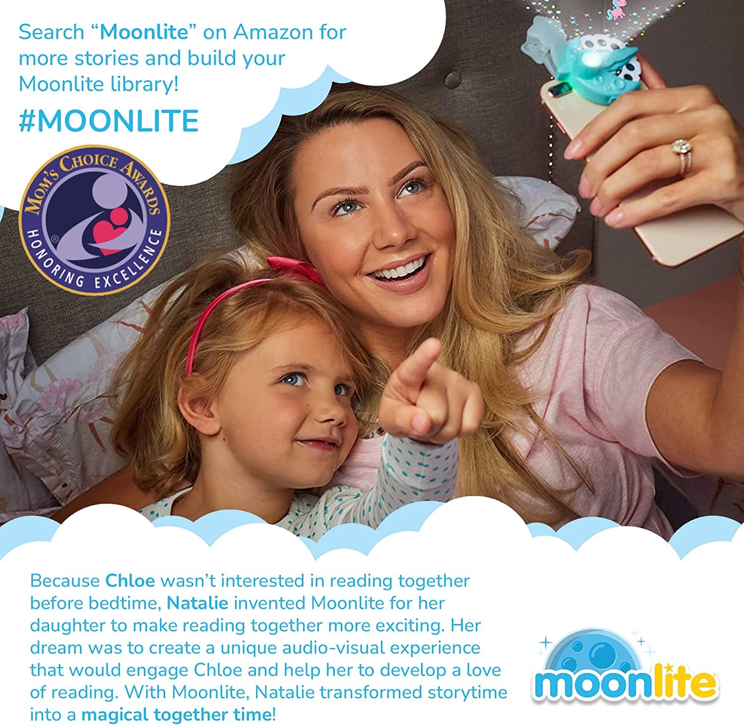 Moonlite Wherever You Go Story Reels – Projector Storybook Pack for Kids Ages 12 Months+
