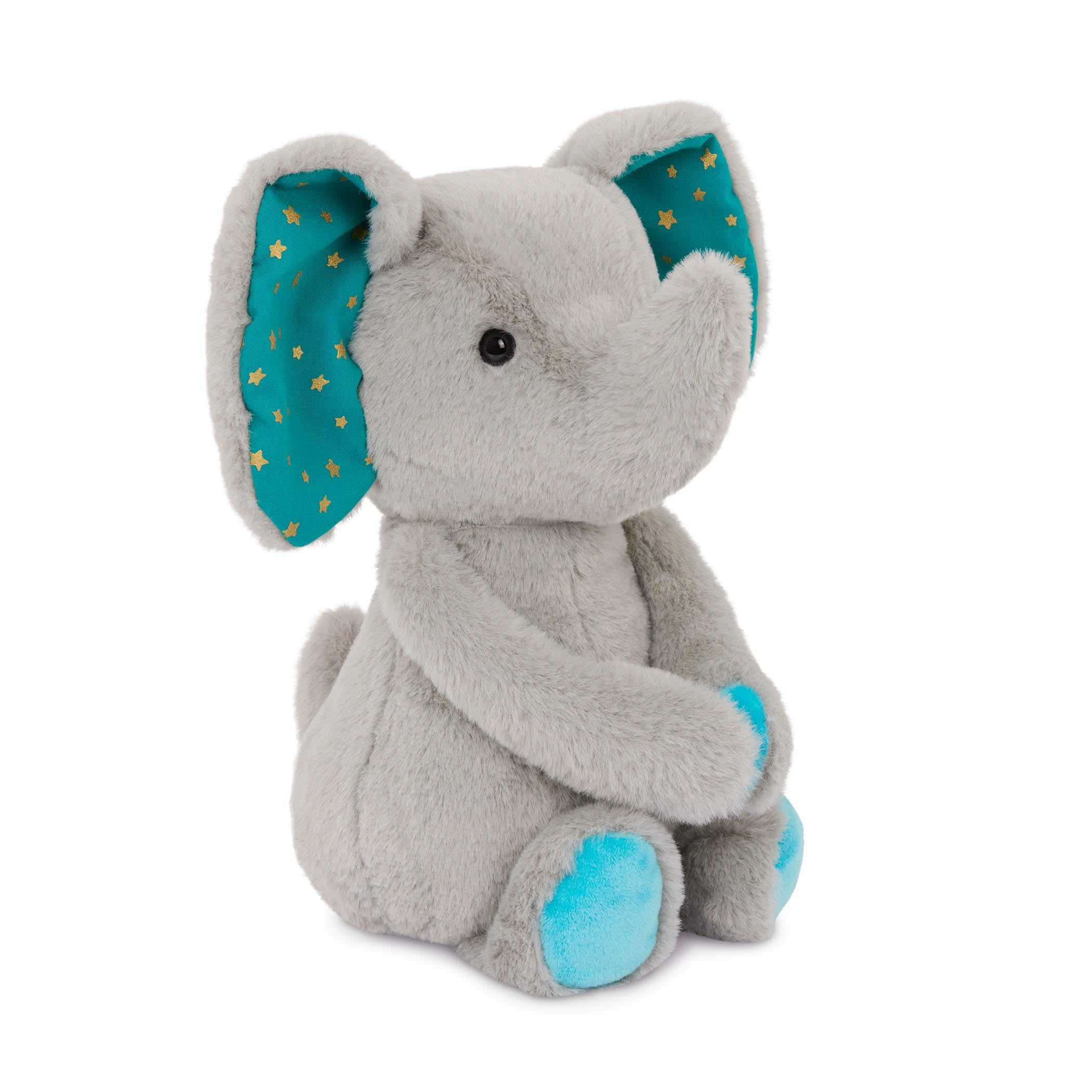 Moony Miles Plush Elephant by B. toys – 12-Inch Soft, Machine-Washable Stuffed Animal for Newborns+