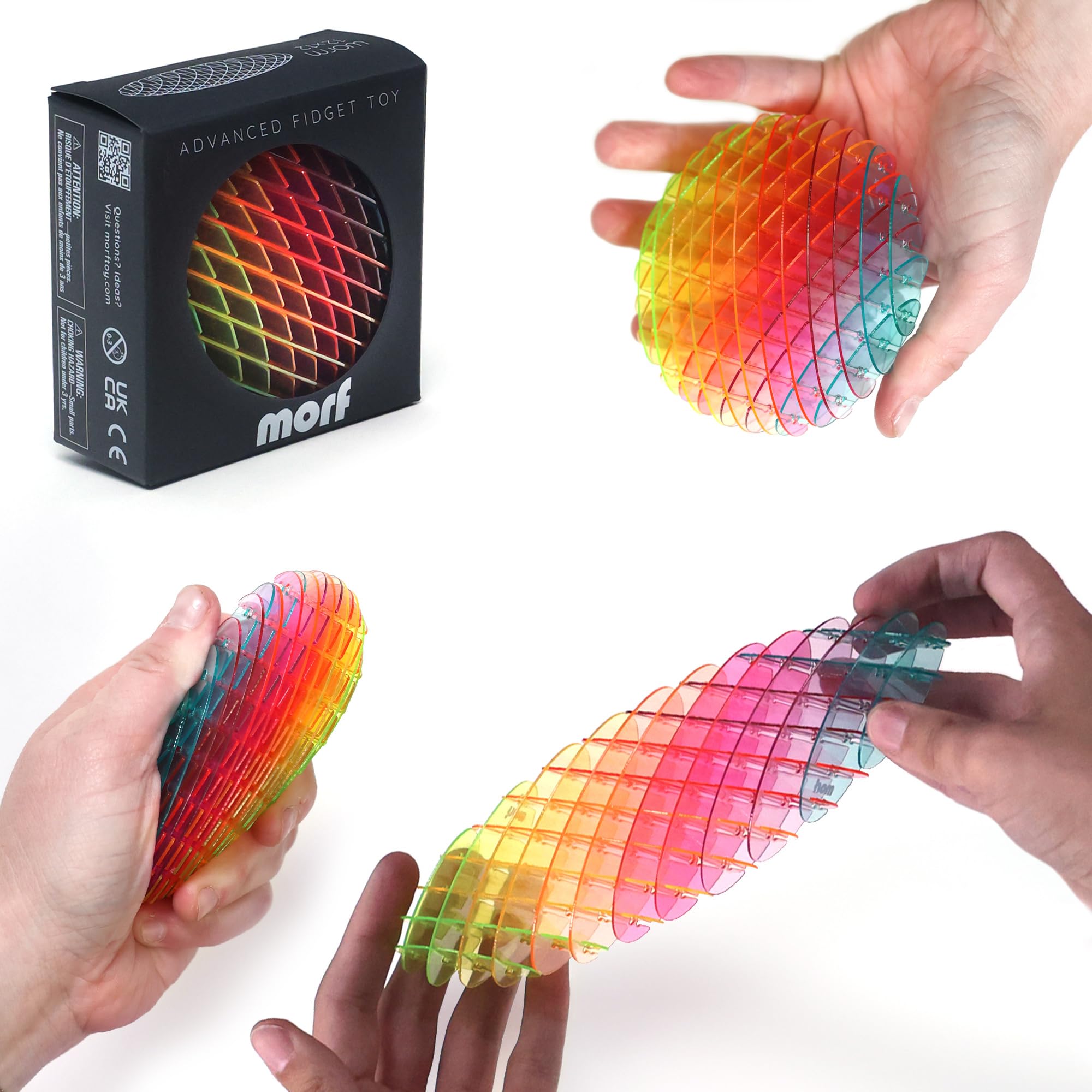 Morf Fidget Worm – Flexible 3D Sensory Slug for Stress Relief and Focus