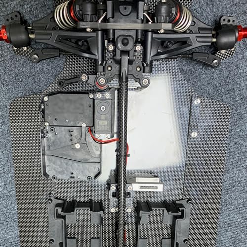 MOSHNOLY Carbon Fiber Steering Plate for Arrma 6S 1/8 1/7 - Lightweight Upgrade Part AR340072