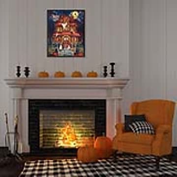Motiloo 500 Piece Halloween Fright Night Jigsaw Puzzle for Adults – 14x20 Inches with Bonus Poster