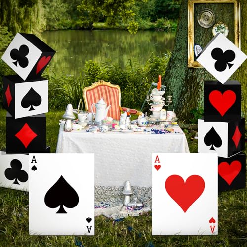 MotiMind Jumbo Playing Cards 8-Pack – 15.8 x 12.6 Inch Giant Deck for Casino Parties & Family Game Night