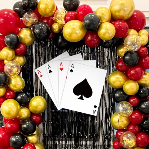 MotiMind Jumbo Playing Cards 8-Pack – 15.8 x 12.6 Inch Giant Deck for Casino Parties & Family Game Night