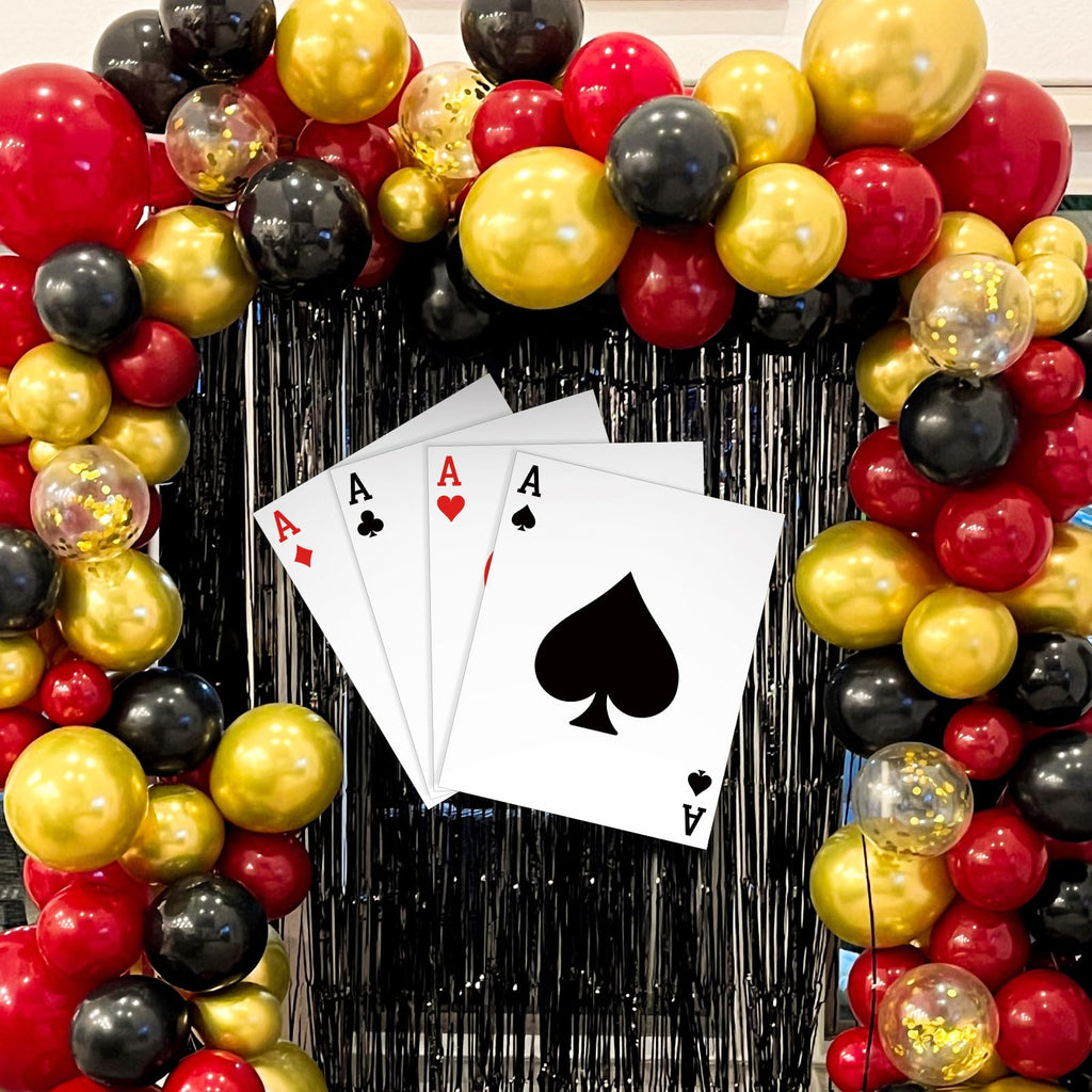 MotiMind Jumbo Playing Cards 8-Pack – 15.8 x 12.6 Inch Giant Deck for Casino Parties & Family Game Night