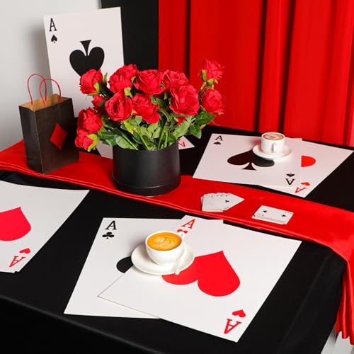 MotiMind Jumbo Playing Cards 8-Pack – 15.8 x 12.6 Inch Giant Deck for Casino Parties & Family Game Night