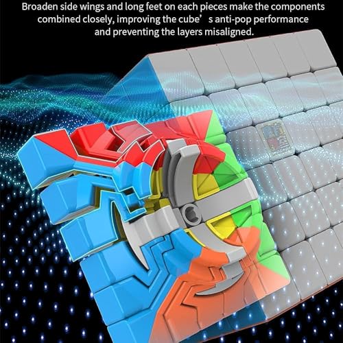 Moyu Meilong 6x6 V2 Speed Cube – Stickerless Entry-Level 6x6 Puzzle Cube 61mm