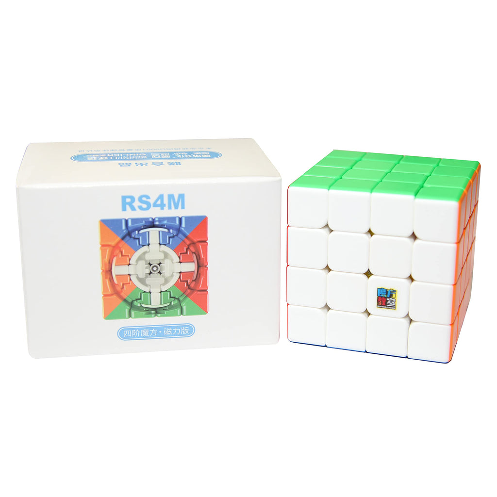 MoYu RS4M 2020 4x4 Speed Cube – 96 Magnets, Stickerless, Dual Adjustment, Budget-Friendly