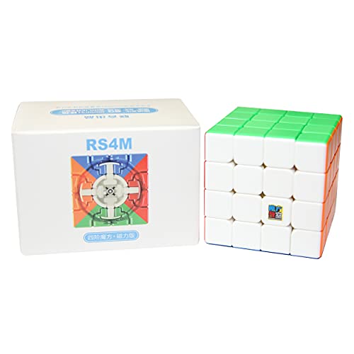 MoYu RS4M 2020 4x4 Speed Cube – 96 Magnets, Stickerless, Dual Adjustment, Budget-Friendly