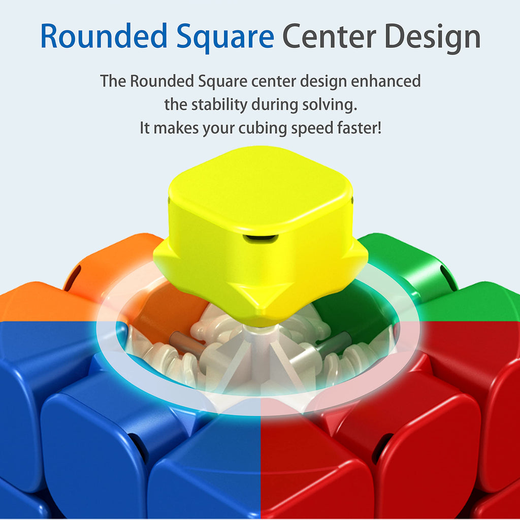 MoYu RS4M 2020 4x4 Speed Cube – 96 Magnets, Stickerless, Dual Adjustment, Budget-Friendly