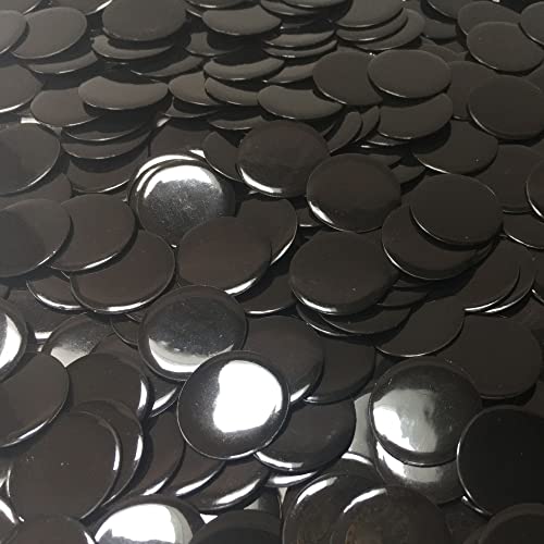 MR CHIPS 1000 Count Black Plastic Bingo Chips 3/4 Inch – Durable Counting Markers for Games and Classroom