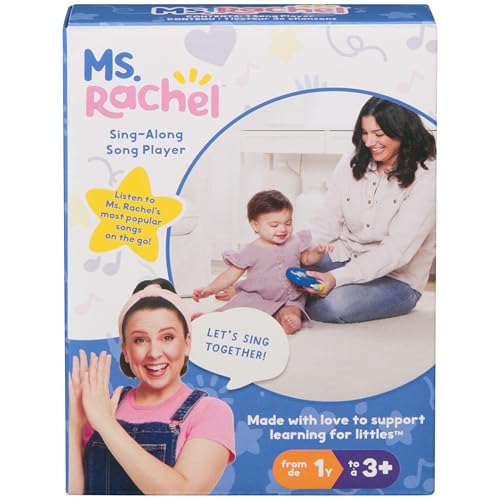 Ms. Rachel Official Sing-Along Song Player – 14 Songs, Quiet/Loud Switch, Ages 1-3