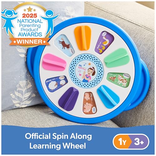 Ms. Rachel Spin Along Learning Wheel – Interactive Toddler Toy with 3 Play Modes