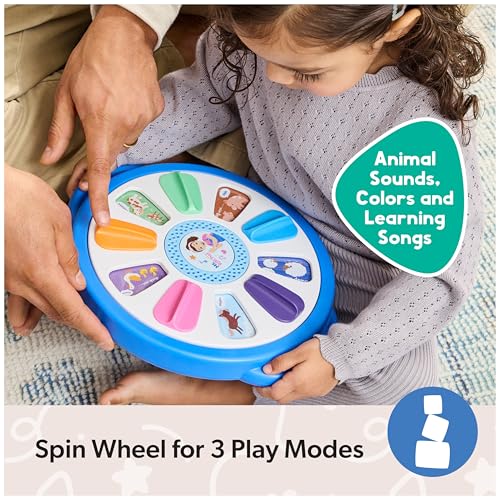 Ms. Rachel Spin Along Learning Wheel – Interactive Toddler Toy with 3 Play Modes