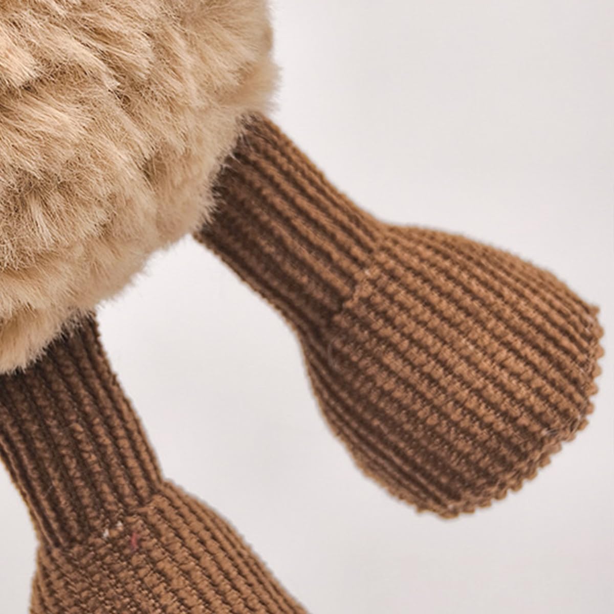 MUALML 6" Peanut Plush Toy with Legs – Soft Stuffed Animal, Keychain, Funny Food Gift for Kids