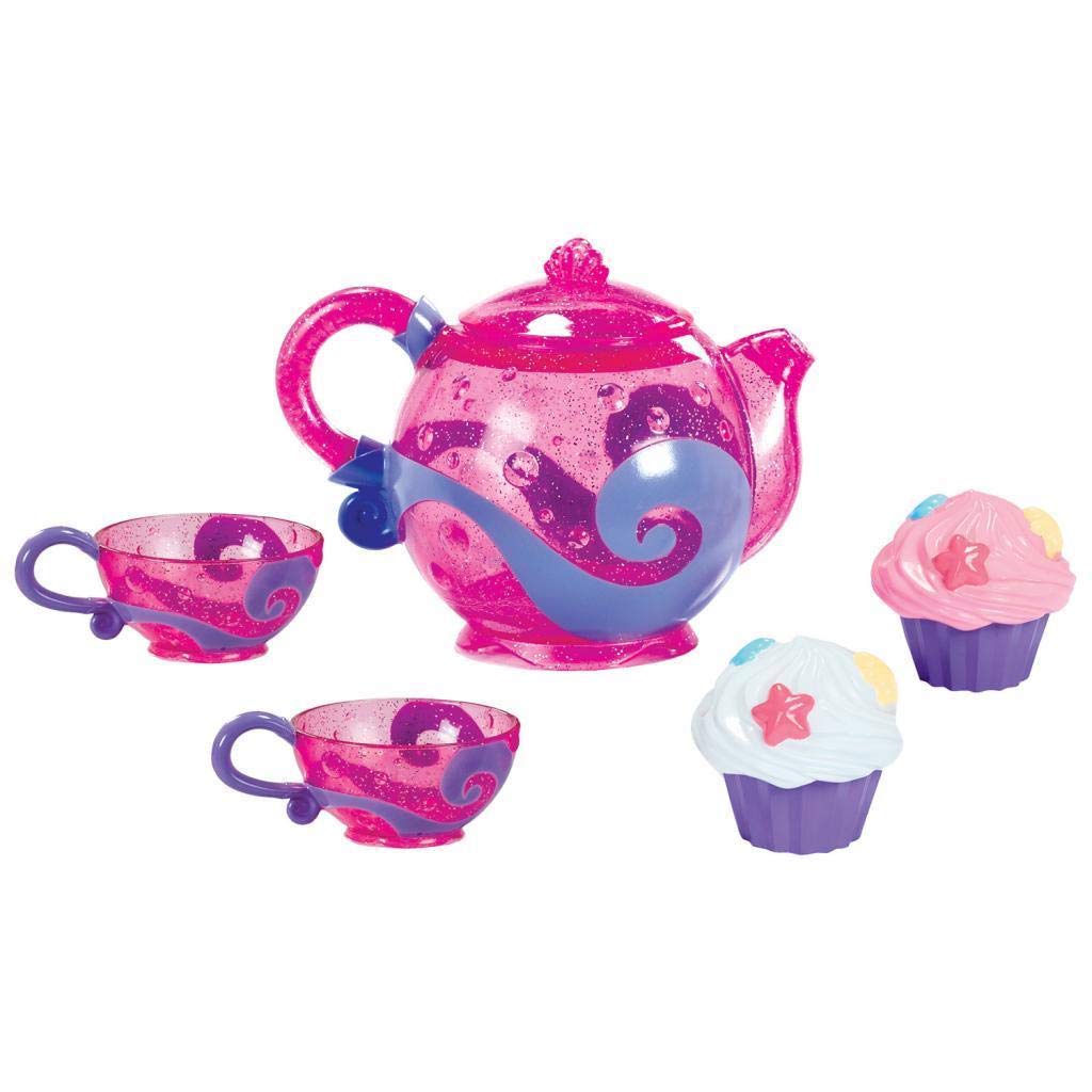 Munchkin Bath Tea and Cupcake Set – Toddler Bath Toys for Kids Ages 2+ : Fun Pretend Play with Squirting Cupcakes and Rattle Teapot