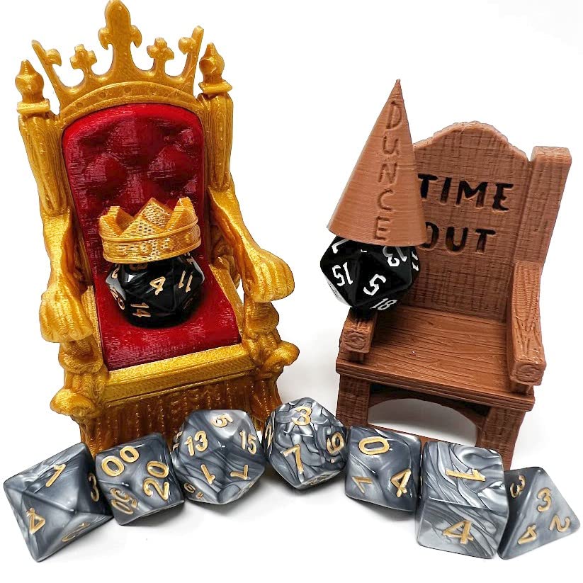 MunnyGrubbers Dice Jail Combo A – 5-Piece Punishment & Reward Set with Random D20 Dice