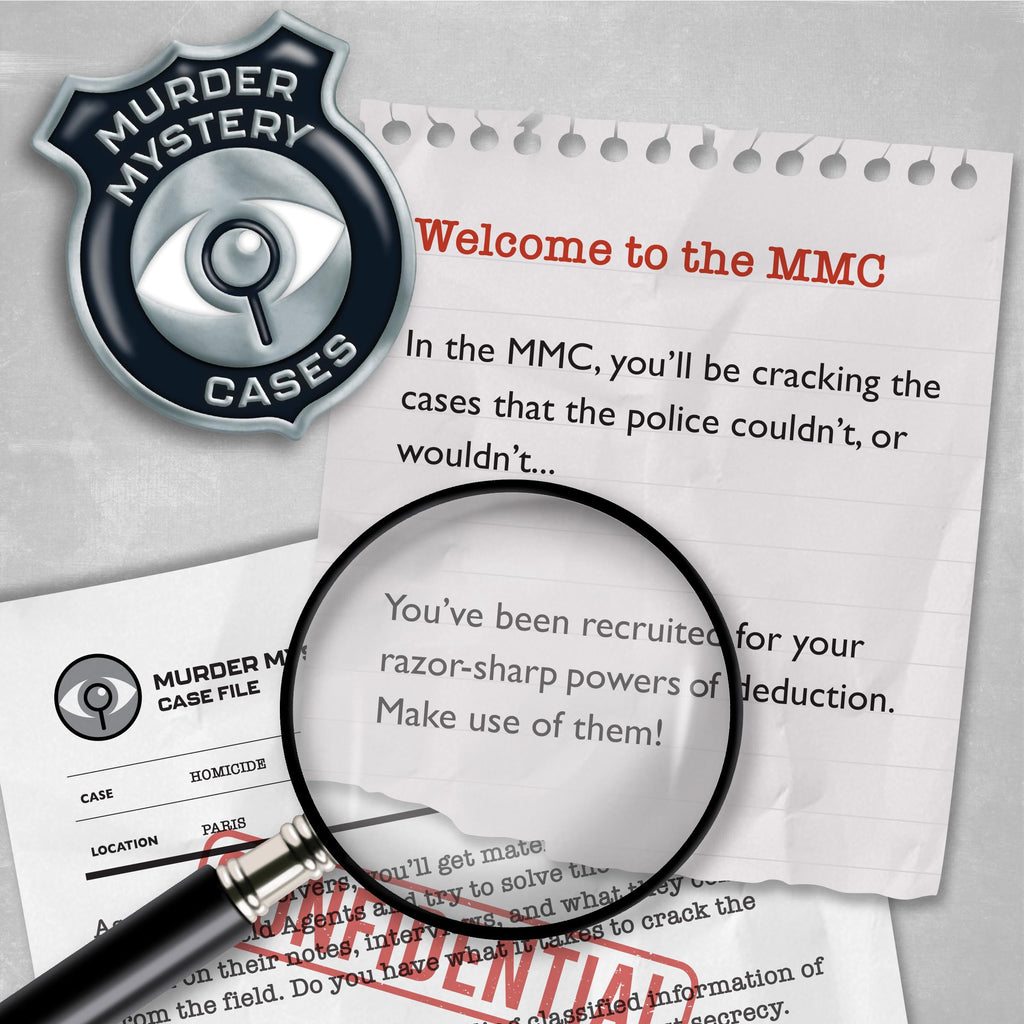 Murder at the White House: Cold Case Murder Mystery Game for Adults – 37 Evidence Pieces, 150 Min, 1-10 Players