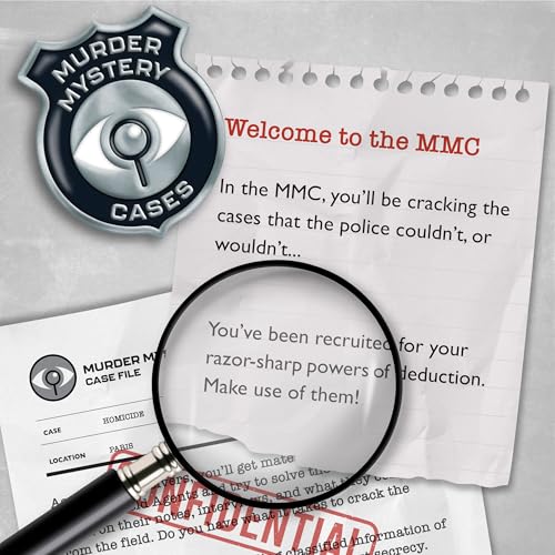 Murder at the White House: Cold Case Murder Mystery Game for Adults – 37 Evidence Pieces, 150 Min, 1-10 Players