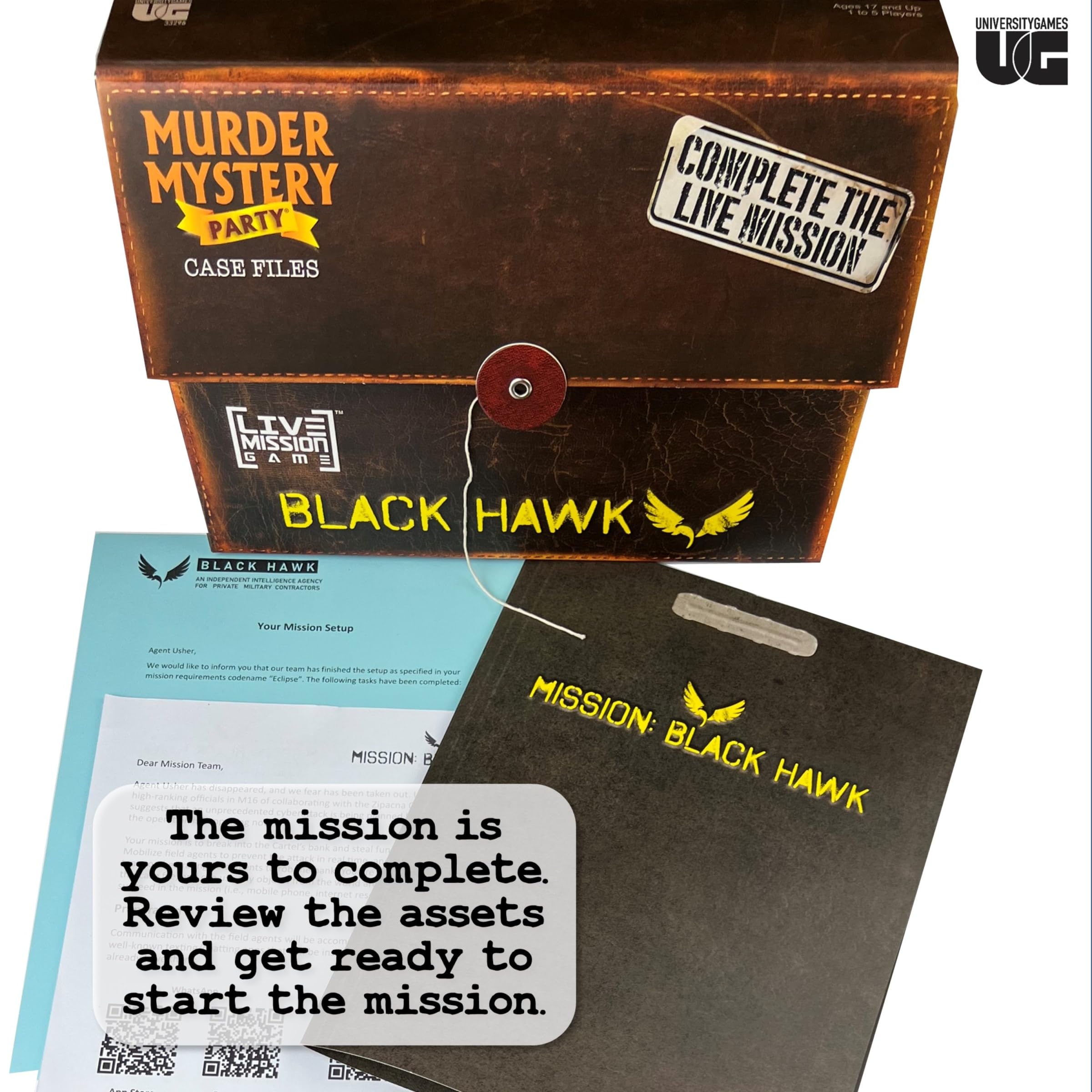 Murder Mystery Party Case Files: Fire in Adlerstein – Solve the Arson Mystery for 1+ Players Ages 14+