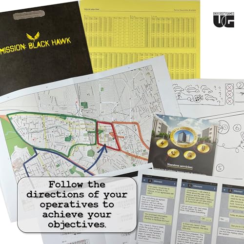 Murder Mystery Party Case Files: Mission Black Hawk – Live Cyber Heist Game for 1+ Players, Ages 14+