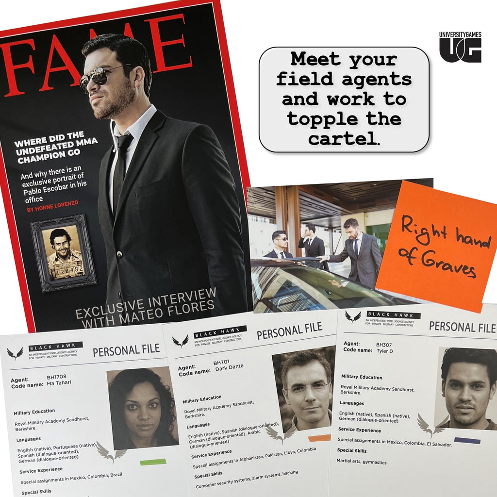 Murder Mystery Party Case Files: Mission Black Hawk – Live Cyber Heist Game for 1+ Players, Ages 14+