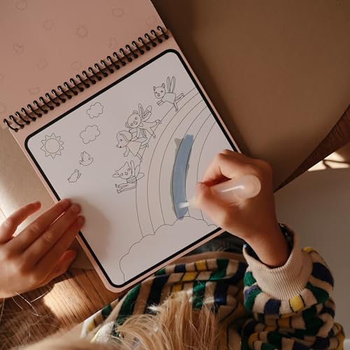 mushie Fairies Reusable Water Color Pad – Mess-Free Fairy Tale Activity for Toddlers