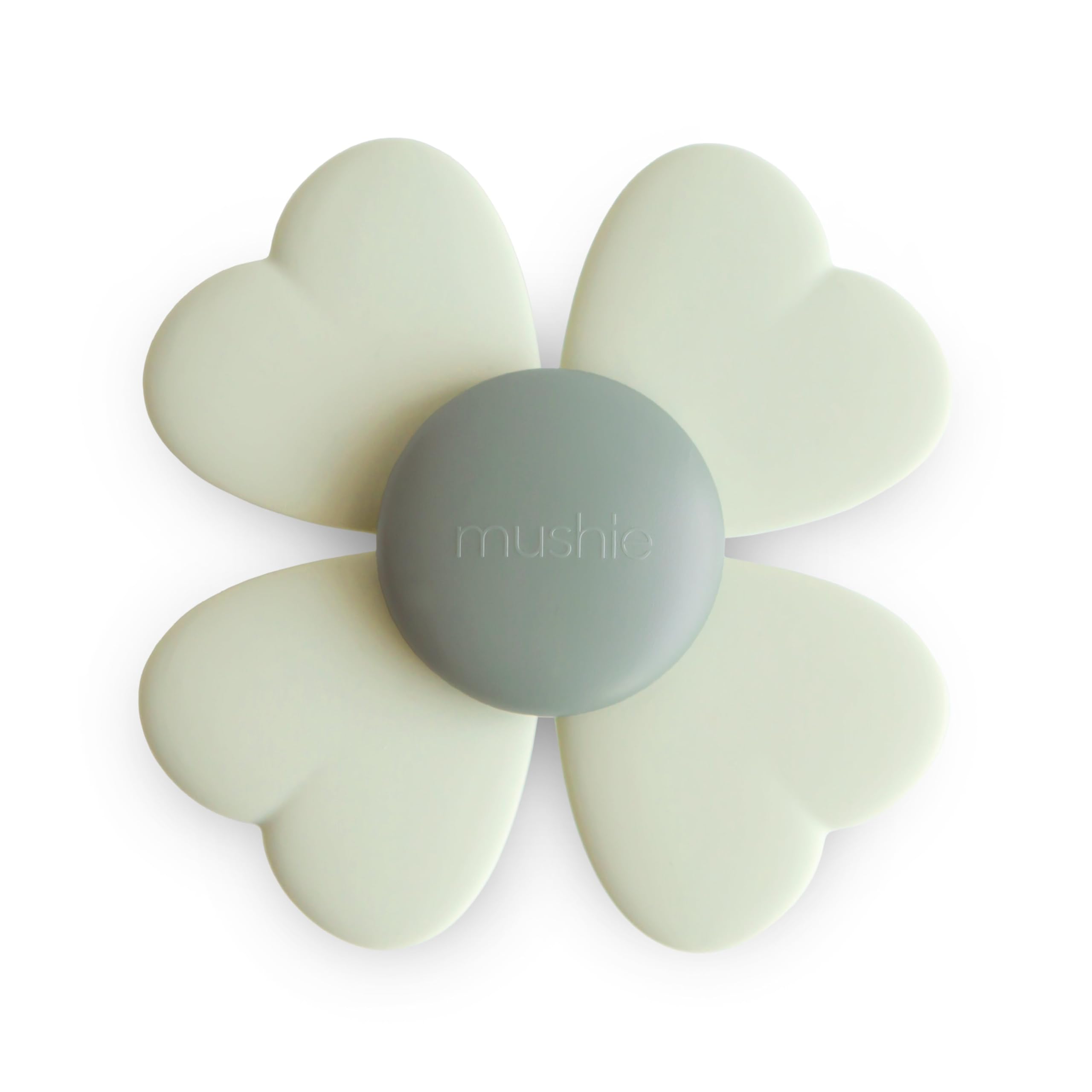 mushie Lucky Suction Spinner Toy – Sensory Dinosaur Toy with Food-Grade Silicone Leaves