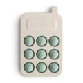 mushie Phone Press Toy (Cambridge Blue) - Baby Sensory Fidget Toy