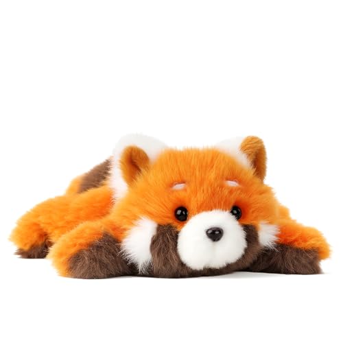 Mushymallow Adorable Red Panda Stuffed Animal - Soft Plush Toy with Weighted Beans, Cute Gift for Kids and Adults