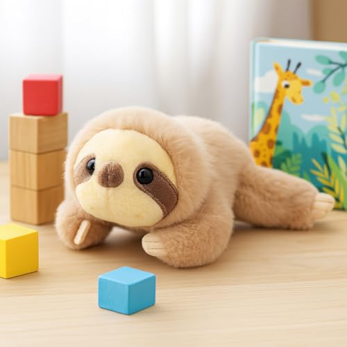 Mushymallow Plush Sloth – Soft Weighted Stuffed Animal with Light Scent