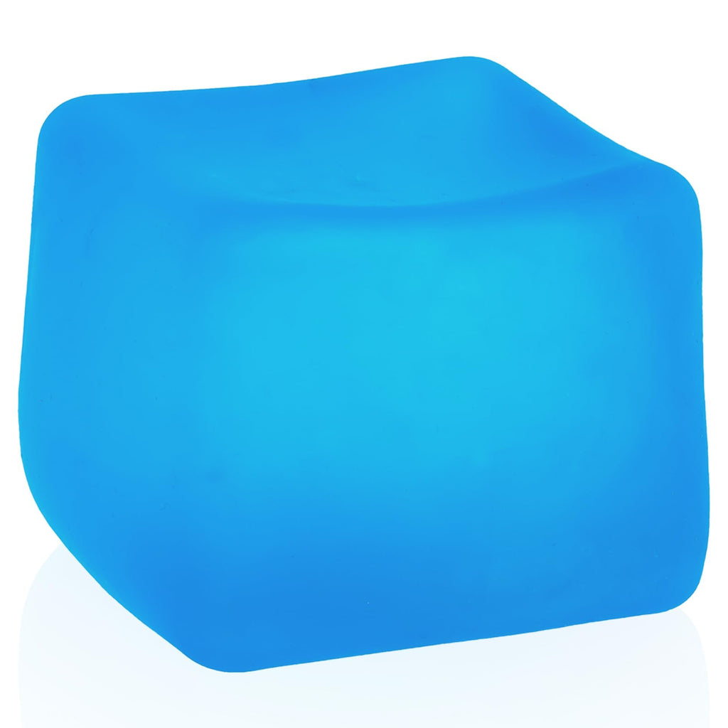 MUYMUT Sensory Stress Cube – Blue, 1-Pack: High-Density Gel Fidget Toy for Anxiety Relief with Slow-Rebound Design