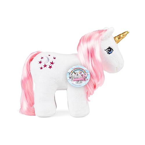 My Little Pony Moondancer Plush - 40th Anniversary Retro Unicorn Stuffed Toy, Ages 3+