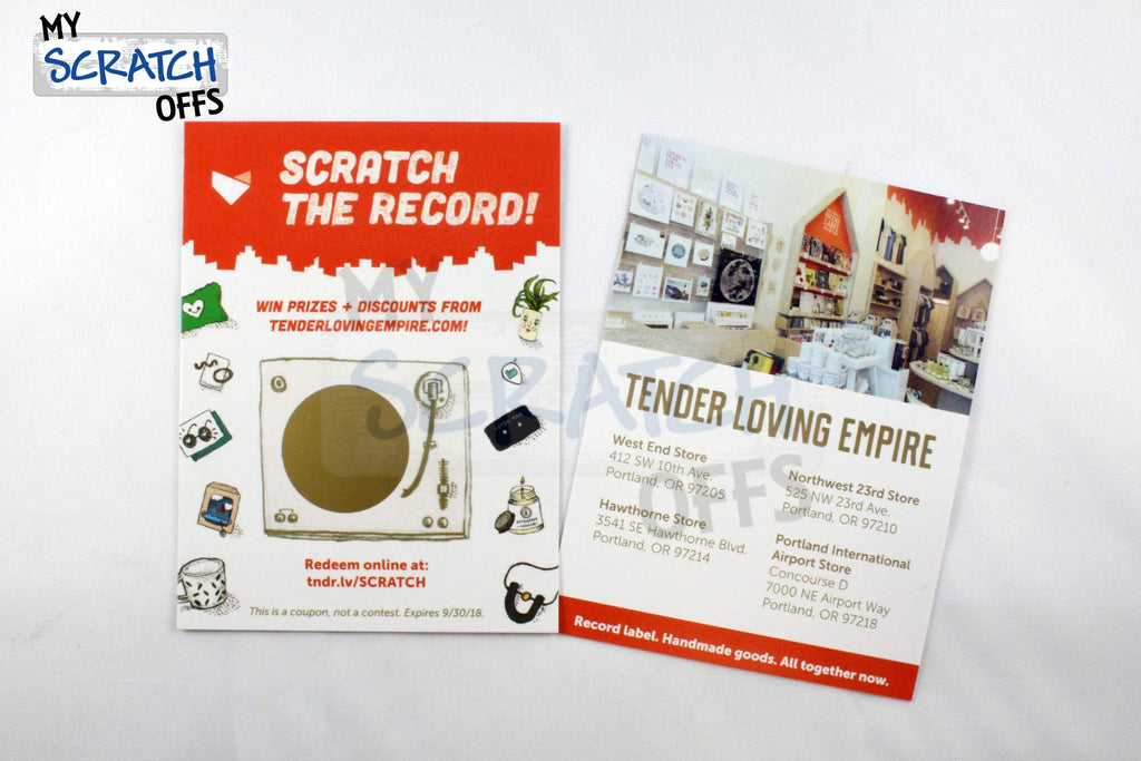 My Scratch Offs 1.25" Gold Scratch-Off Stickers – 100 Peel-and-Stick Labels