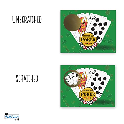 My Scratch Offs Casino Night Poker Scratch Off Cards – 26 Pack