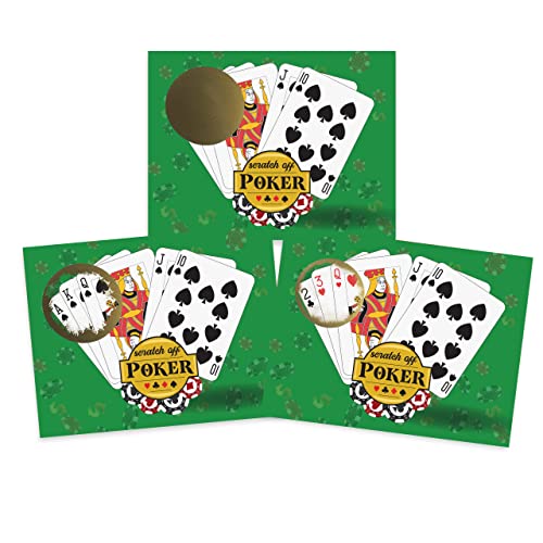 My Scratch Offs Casino Night Poker Scratch Off Cards – 26 Pack