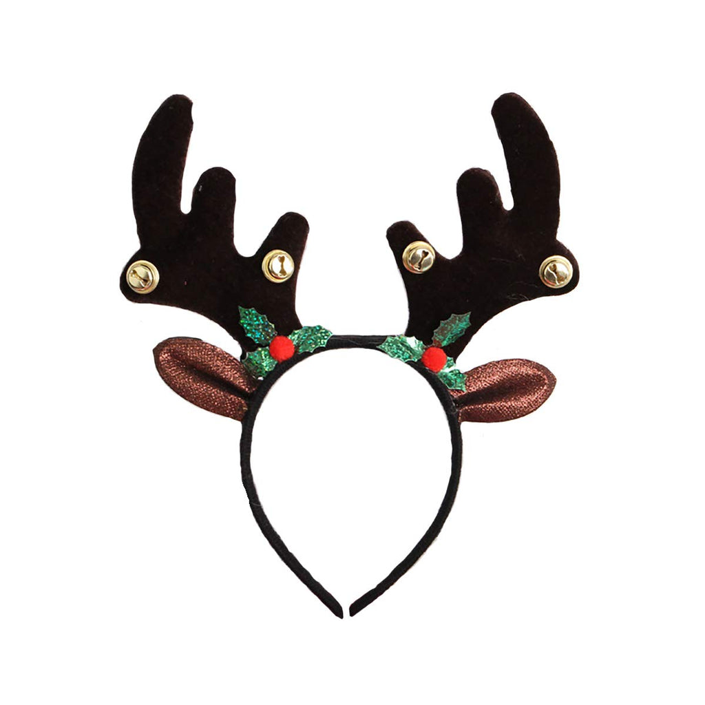 Myuilor Reindeer Antlers Headband – Comfortable One-Size-Fits-Most for Christmas and Easter Parties