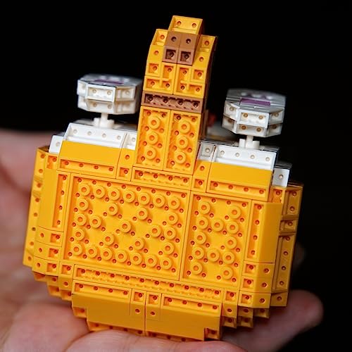 Myweyde Orange Cat Building Blocks – 834 Pieces Micro Building Set for Adults & Kids