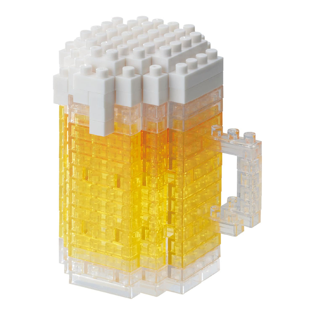 nanoblock Beer Building Kit – 182-Piece Micro Block Set, 2.0" Tall Model