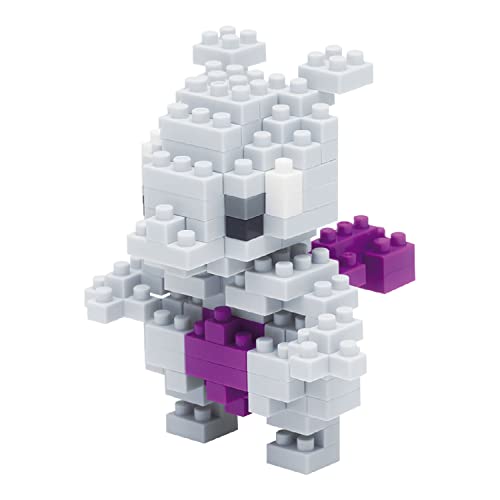 nanoblock Pokémon Mewtwo Micro Building Set – 120 Pieces – 2.3 inch Display Model