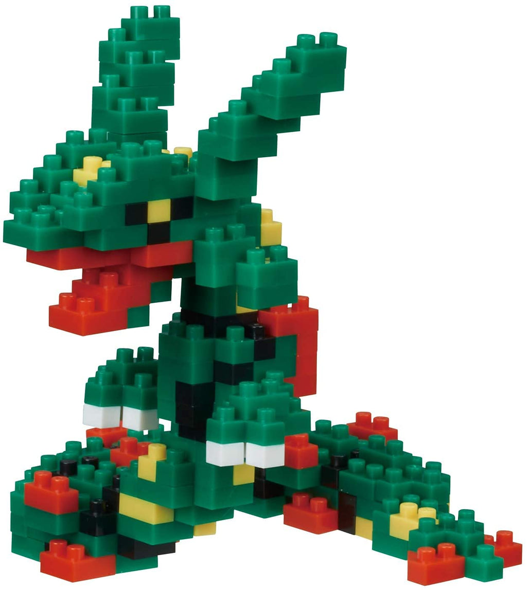 nanoblock Pokémon Rayquaza Building Kit – 240-Piece Level 2 Model, 3.1 Inches Tall