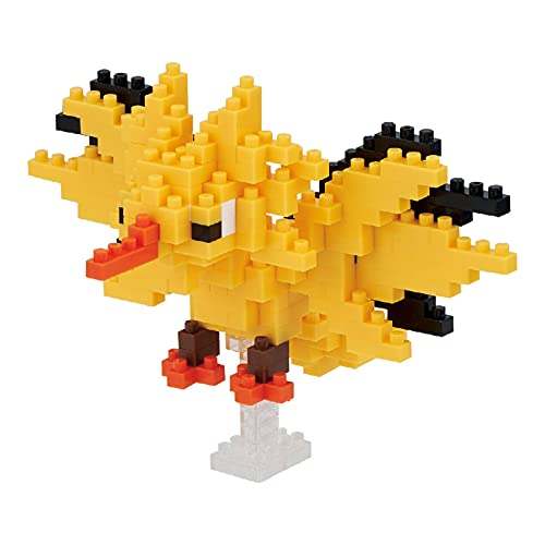 nanoblock Pokémon Zapdos Building Kit – 240 Pieces, 2.8 Inch Model