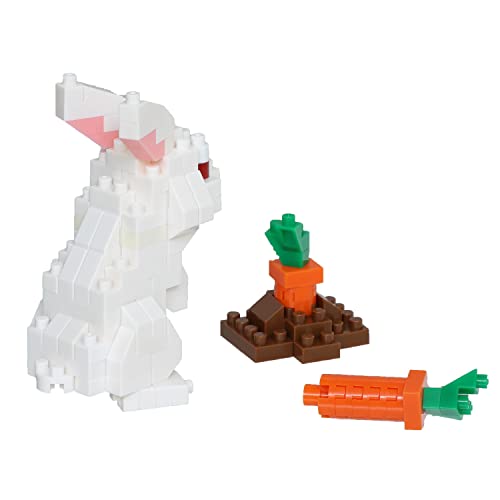 nanoblock Rabbit Mini Collection Building Kit – 140 Pieces, Level 2