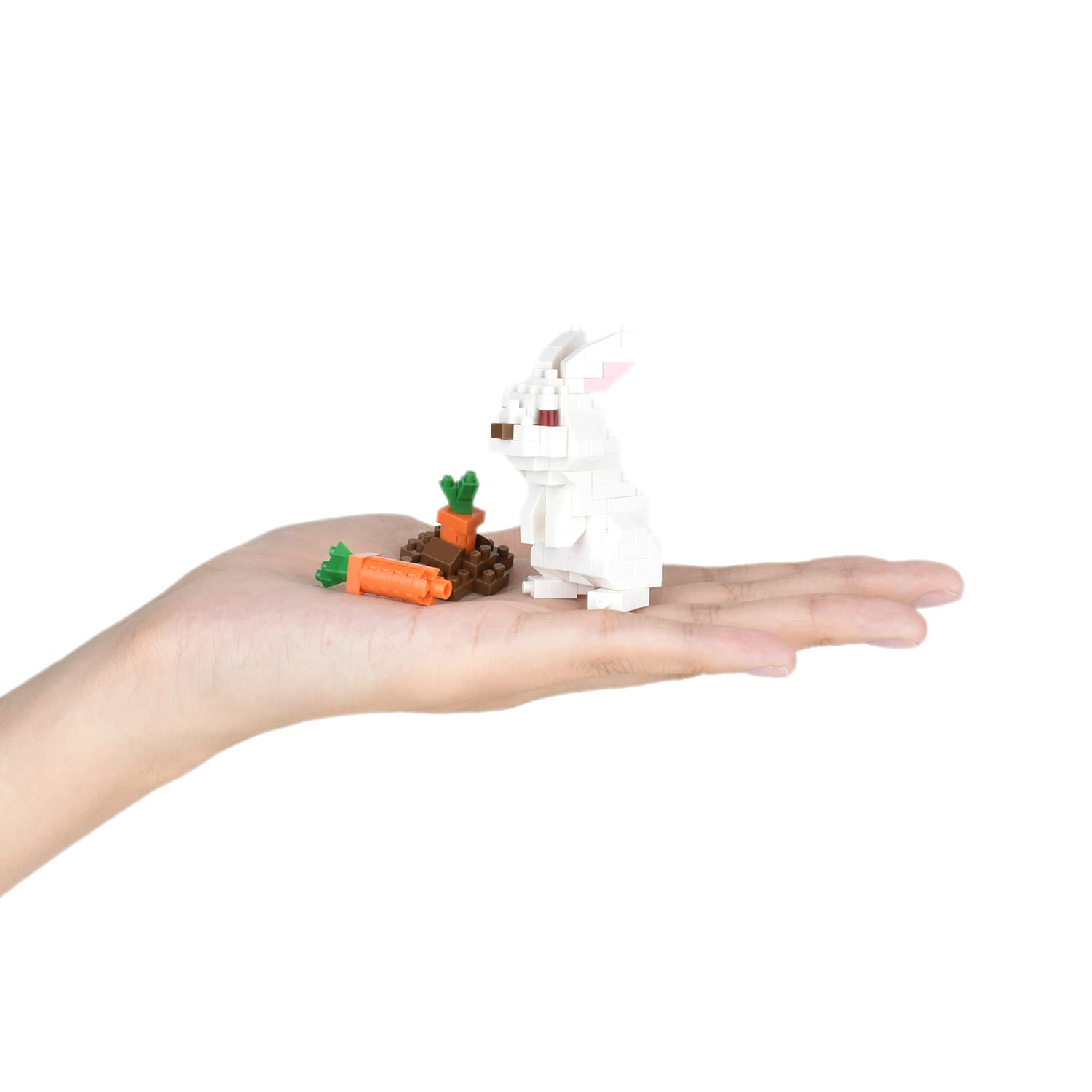 nanoblock Rabbit Mini Collection Building Kit – 140 Pieces, Level 2