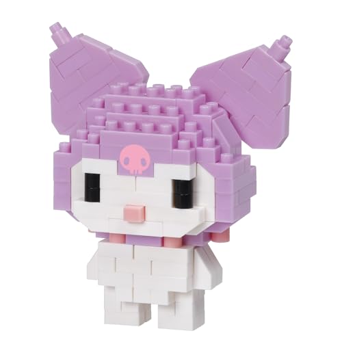 nanoblock Sanrio Kuromi Character Collection Building Kit – 160 Pieces, Level 2 Difficulty