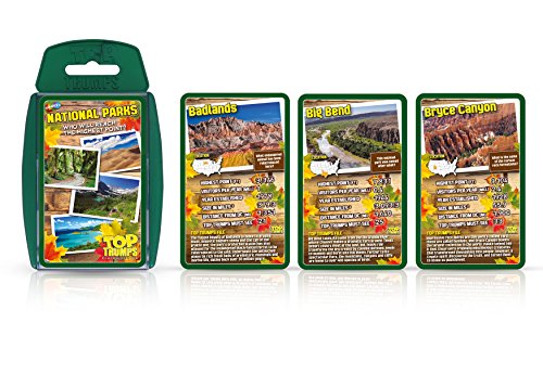 National Parks Top Trumps Card Game Bundle – Learn About Natural Wonders While Playing