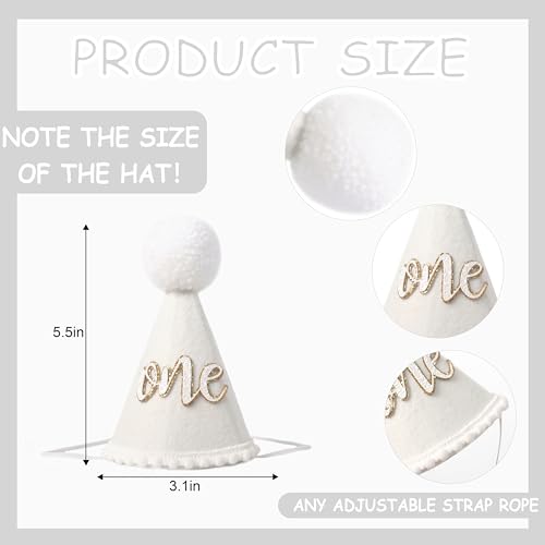 Natural Boho First Birthday Hat – Boho Crown for Cake Smash Photo Props