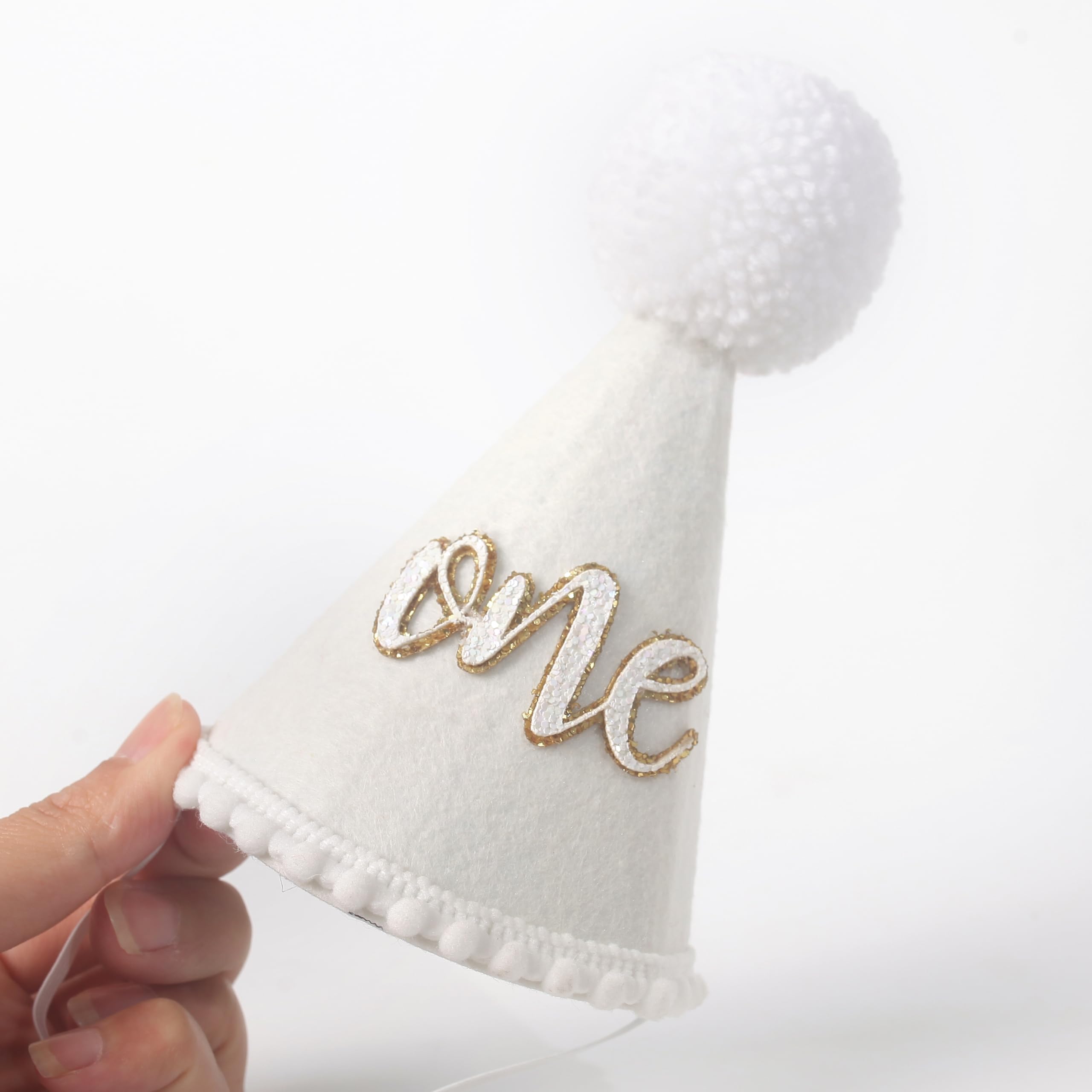 Natural Boho First Birthday Hat – Boho Crown for Cake Smash Photo Props